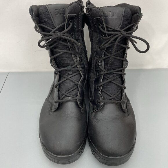 5.11 Tactical ATAC 2.0 8” Boots Combat Duty Side Zip Leather Black Mens 12 - Picture 5 of 15